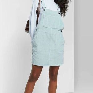 Women's Light Blue Denim Overall Dress